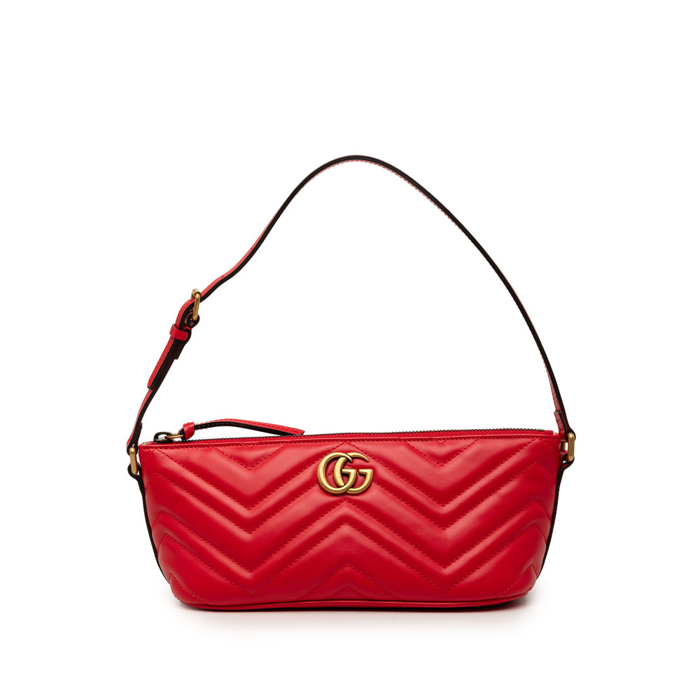 Pre-Loved Gucci GG Marmont Matelasse Calfskin Shoulder Bag
